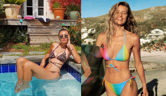 Calzedonia Abu Dhabi泳衣系列對於大膽又時尚的女生Abu Dhabi比基尼泳裝系列就最適合不過了。泳裝款式經典百搭，材質舒適輕薄，綴以玩味十足的高腰交叉綁帶元素，突顯小蠻腰之餘，造型